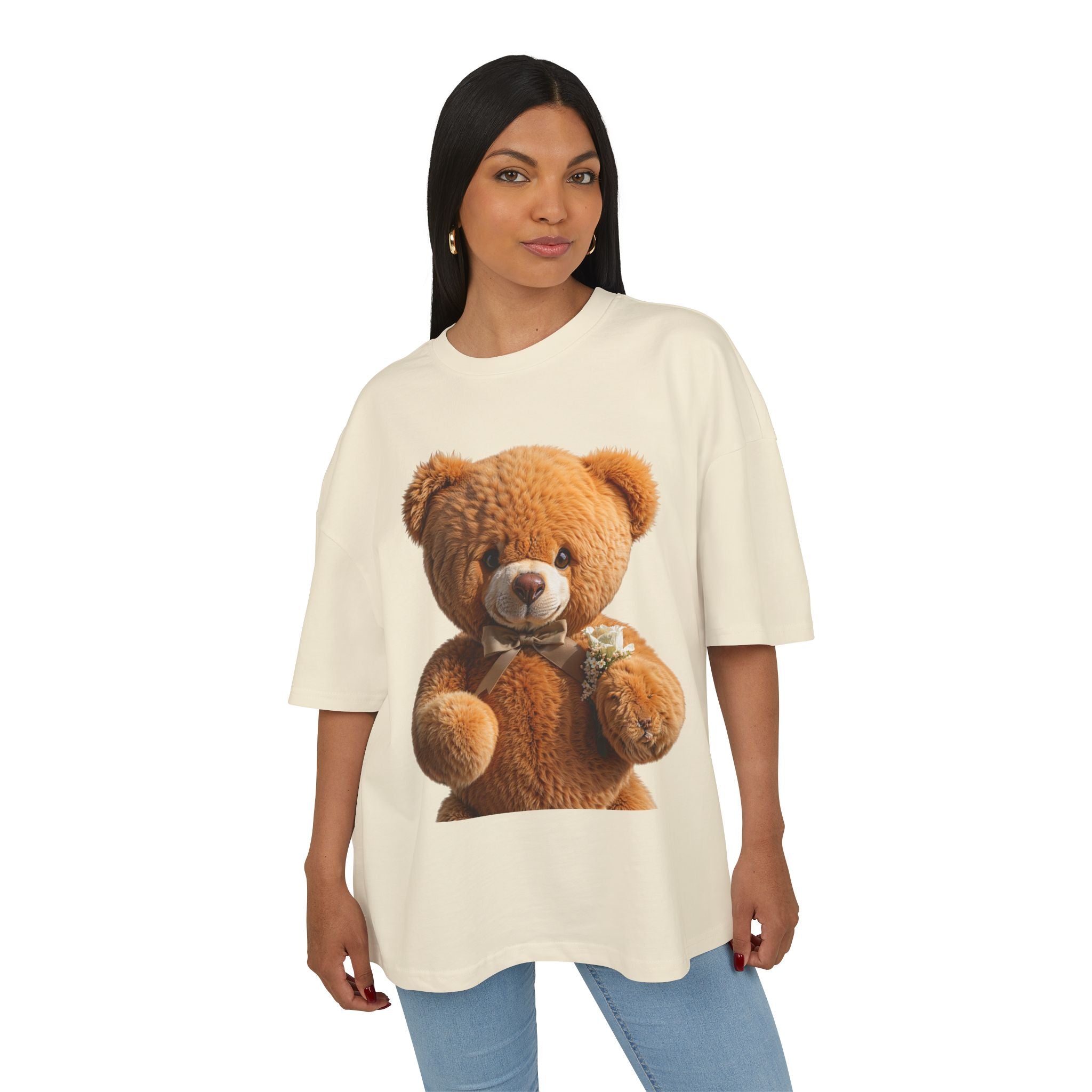 T-shirt imprimé ours en peluche | Illustration vintage de peluche, T-shirt kawaii ours en peluche, imprimé ours mignon, T-shirt unisexe doux