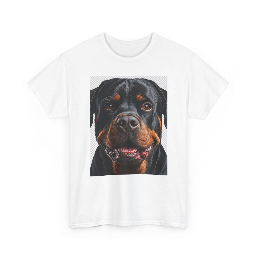 T-shirt portrait réaliste de Rottweiler | T-shirt visage de chien, vêtements pour amoureux des animaux