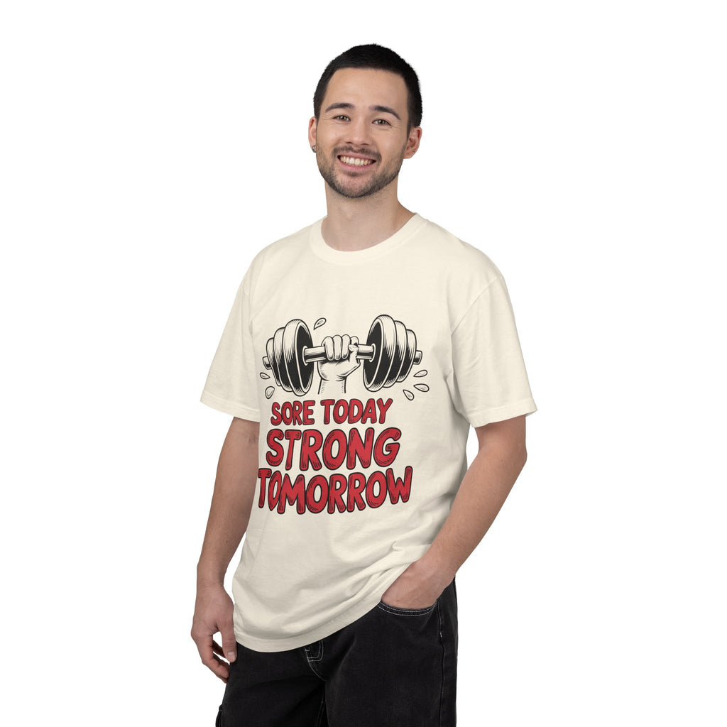 Strong Man T-shirt | Dumbbell Workout Fitnes Tee