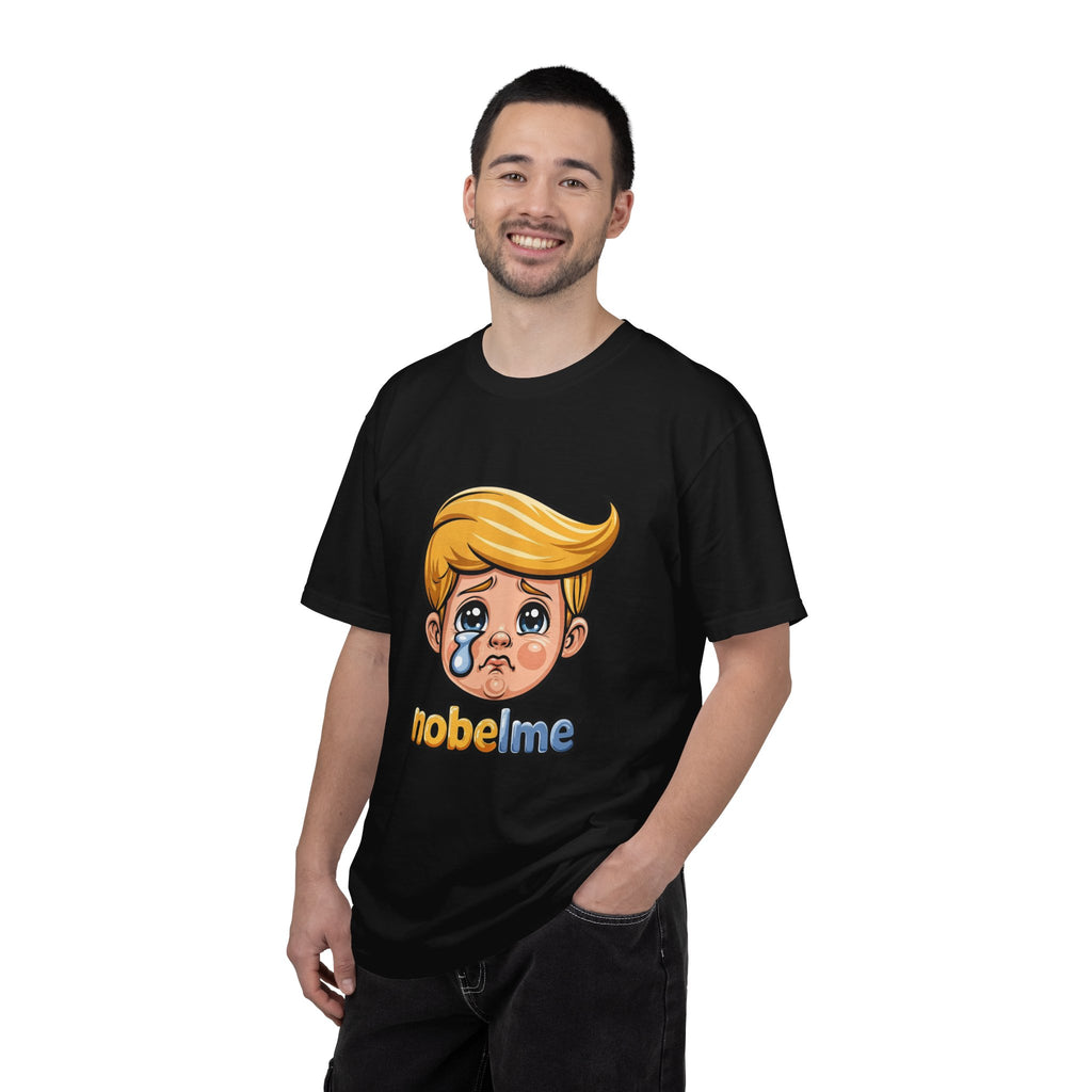 T-shirt Cartoon Leader, art pop politique satirique, imprimé humoristique : un garçon blond qui pleure (dessin animé) | T-shirt mignon avec un visage triste