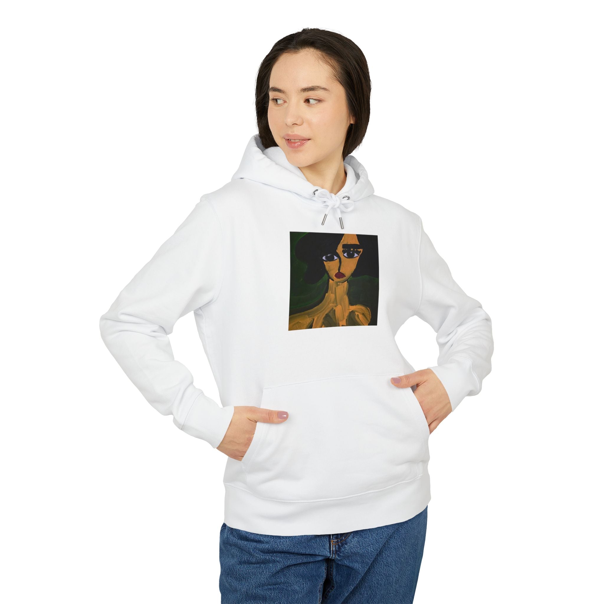Woman Portrait painting Hoodie | Abstract female face art