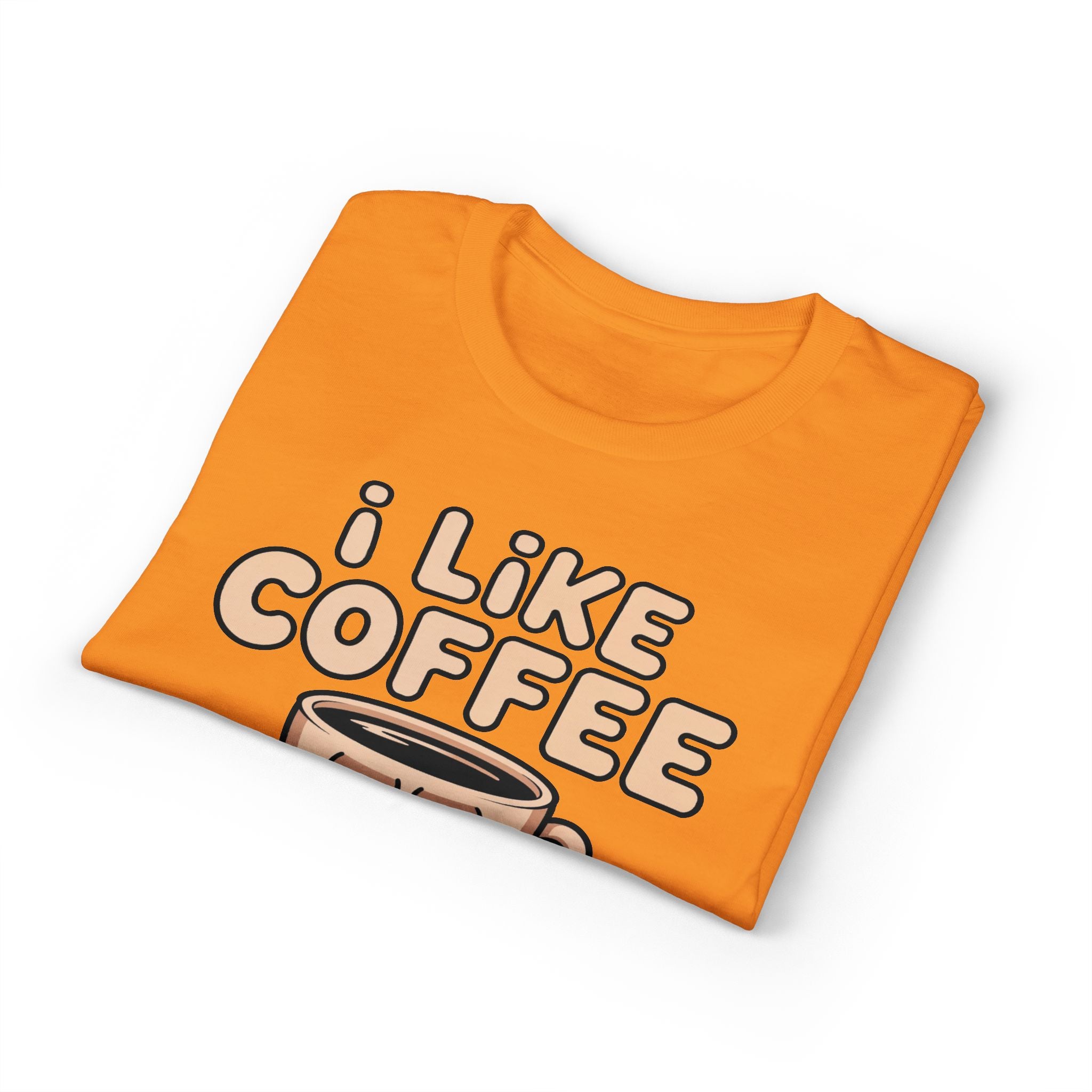 I Like Coffee More Than People T-Shirt | Coffee Lover Tee, Original Motivational T-Shirt, Unisex Cotton Graphic Tee