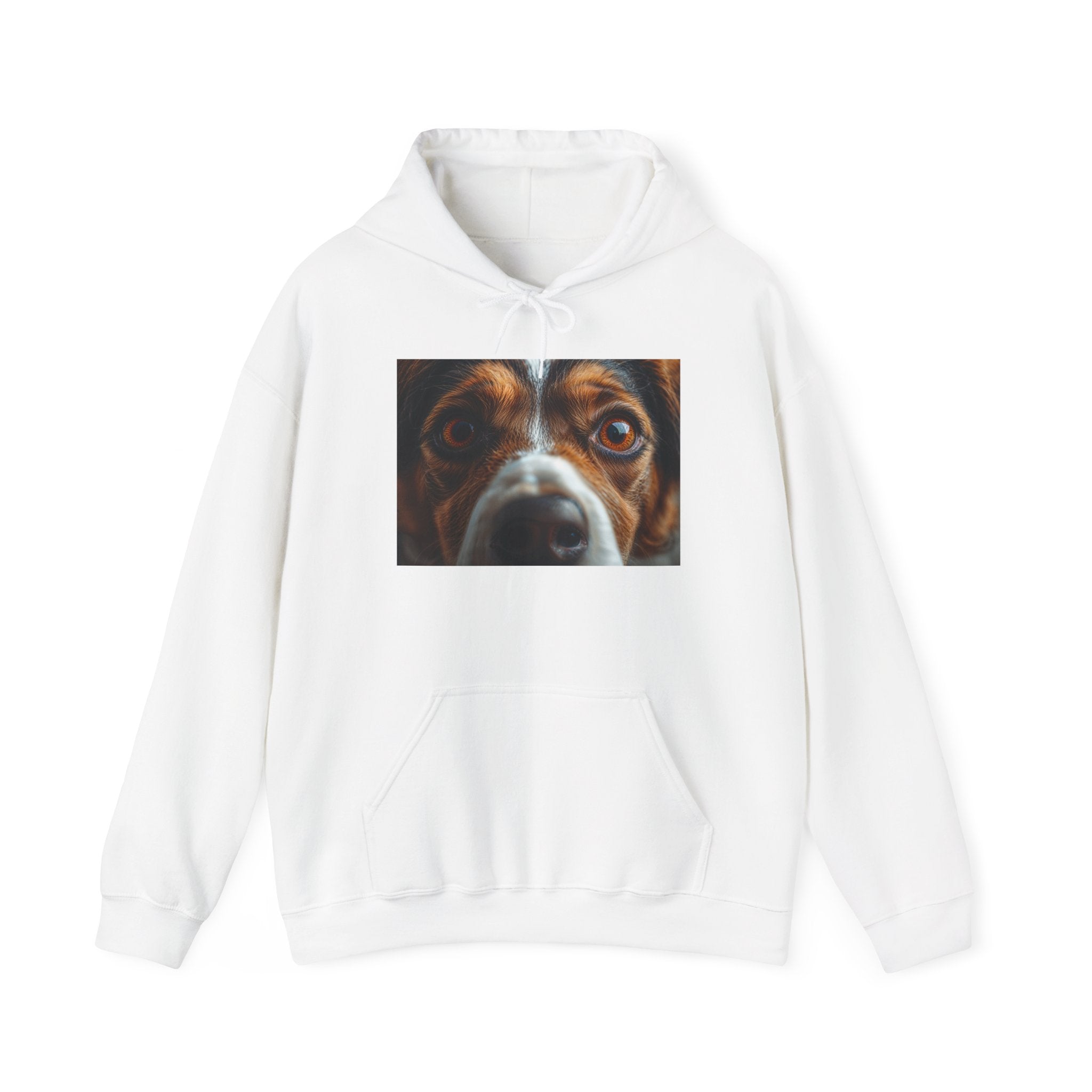 Sweat à capuche avec portrait de chien curieux | Gros plan sur un portrait canin, Sweat-shirt pour amoureux des animaux