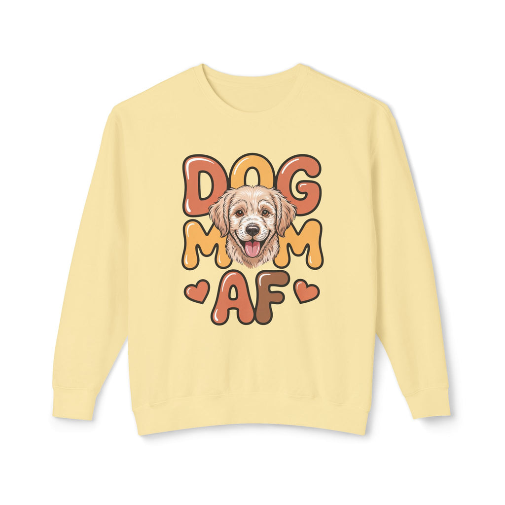 Dog Lover Sweatshirt | Golden Retriever Illustration, Cute Heart Design