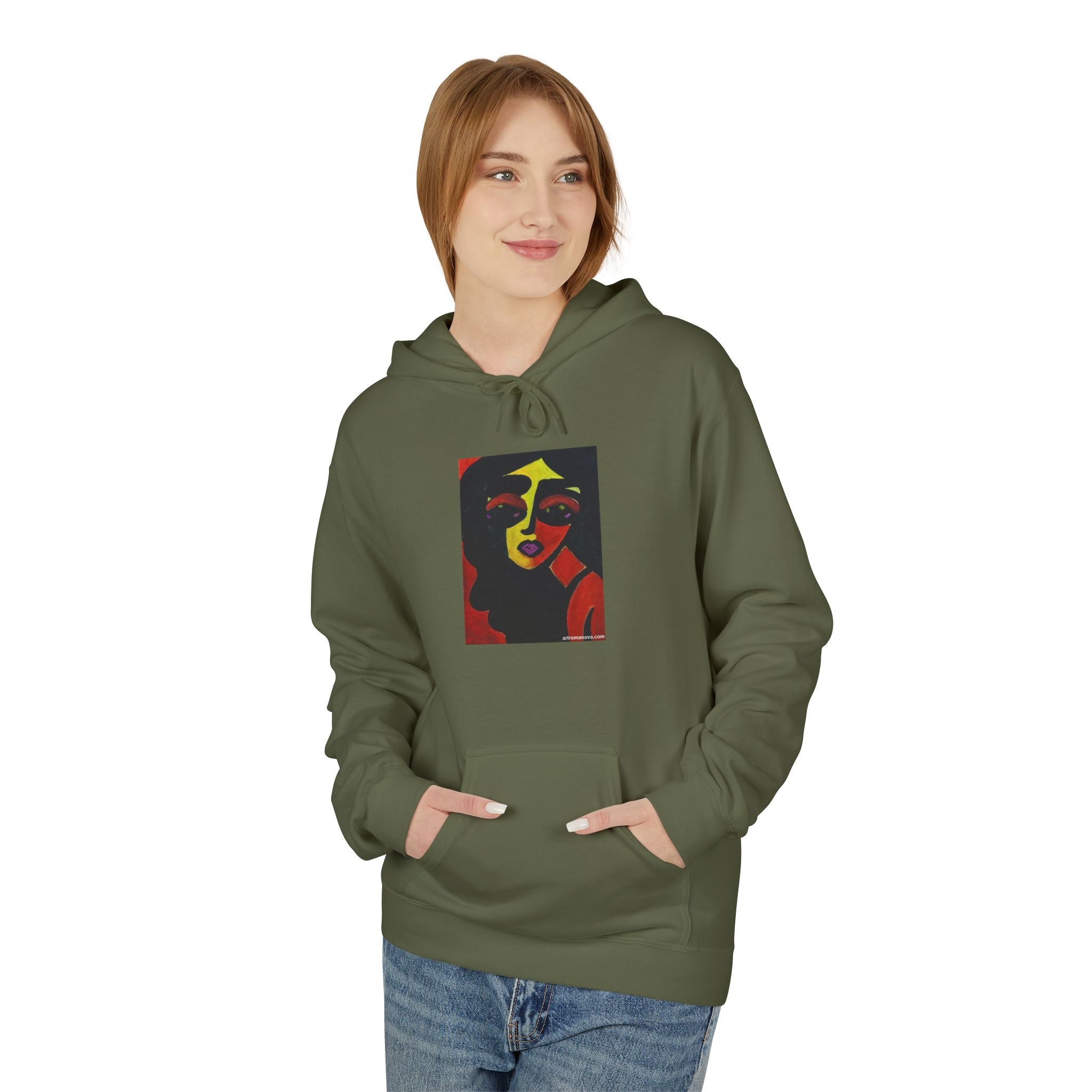 Abstract Art Portrait Hoodie | Minimalist Art, Limited Edition