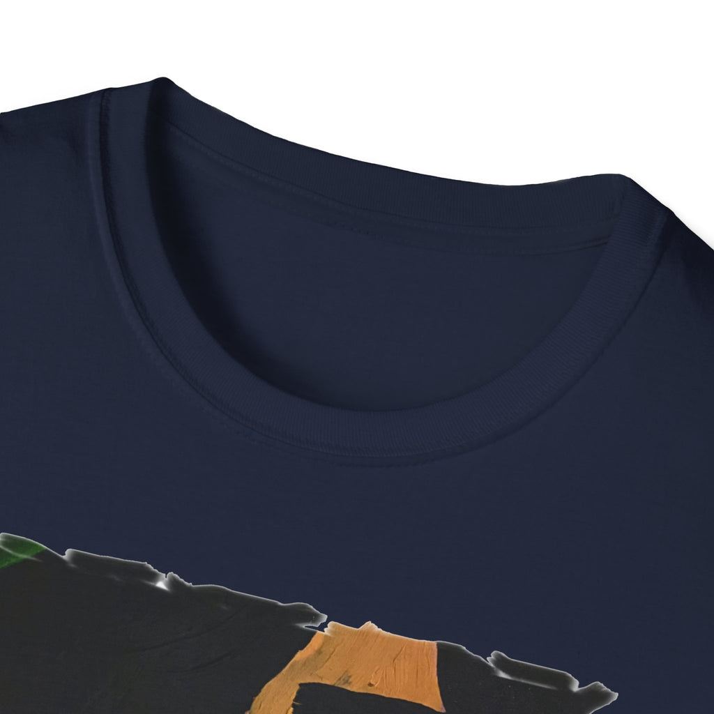 T-shirt Portrait de Femme Nue | Peinture Artistique Moderne, T-shirt Beaux-Arts, Impression Portrait de Nu Élégante, Peint à la Main, Style Galerie