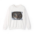 Sweat-shirt à motif chat tigré | Col rond confortable avec portrait de chat
