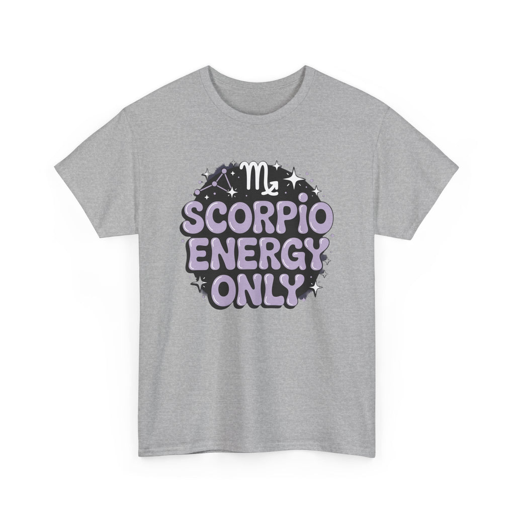 Scorpio Energy Only Tee | Zodiac Scorpio Shirt, Astrology Tee