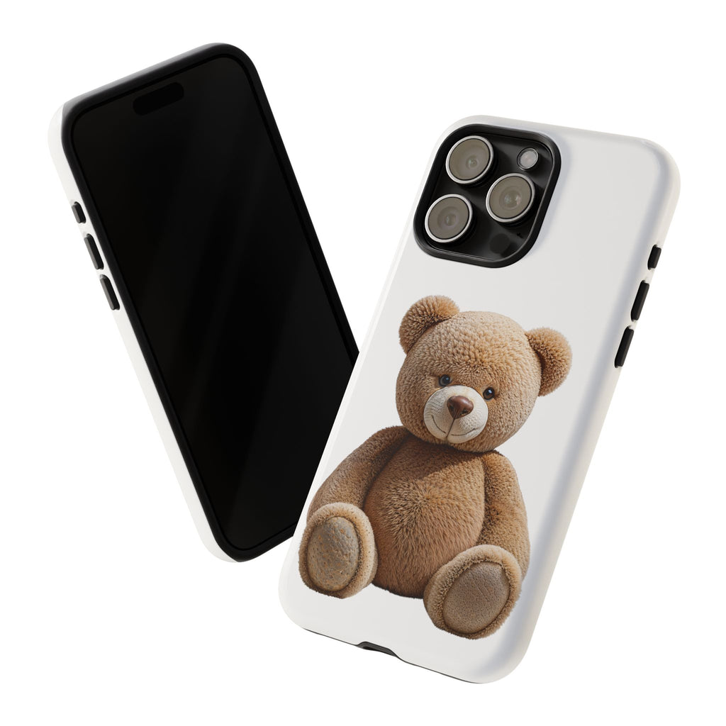 Teddy Bear Phone Case | Cute Plush Toy Illustration, i-phone, Samsung, Google phone