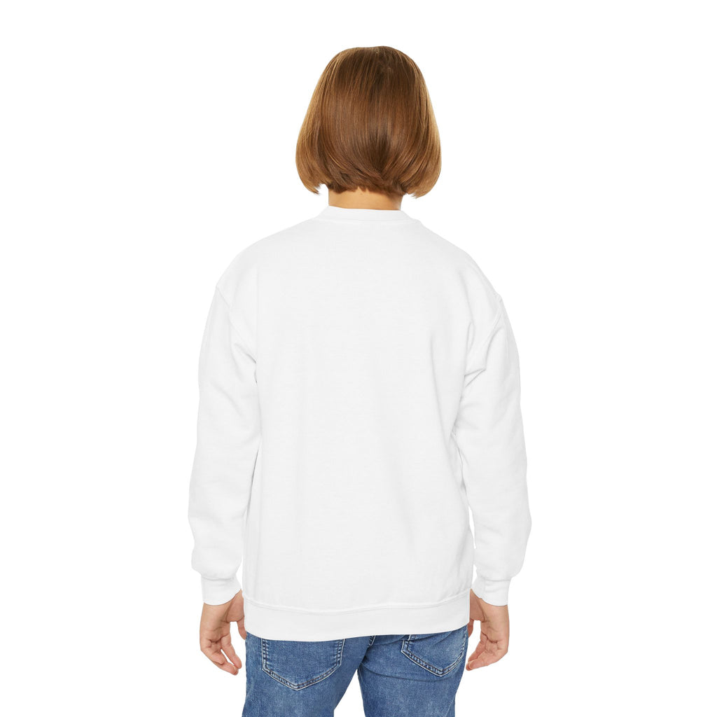 Sweat-shirt ras du cou pour enfant avec motif chat tigré | Portrait de chaton mignon