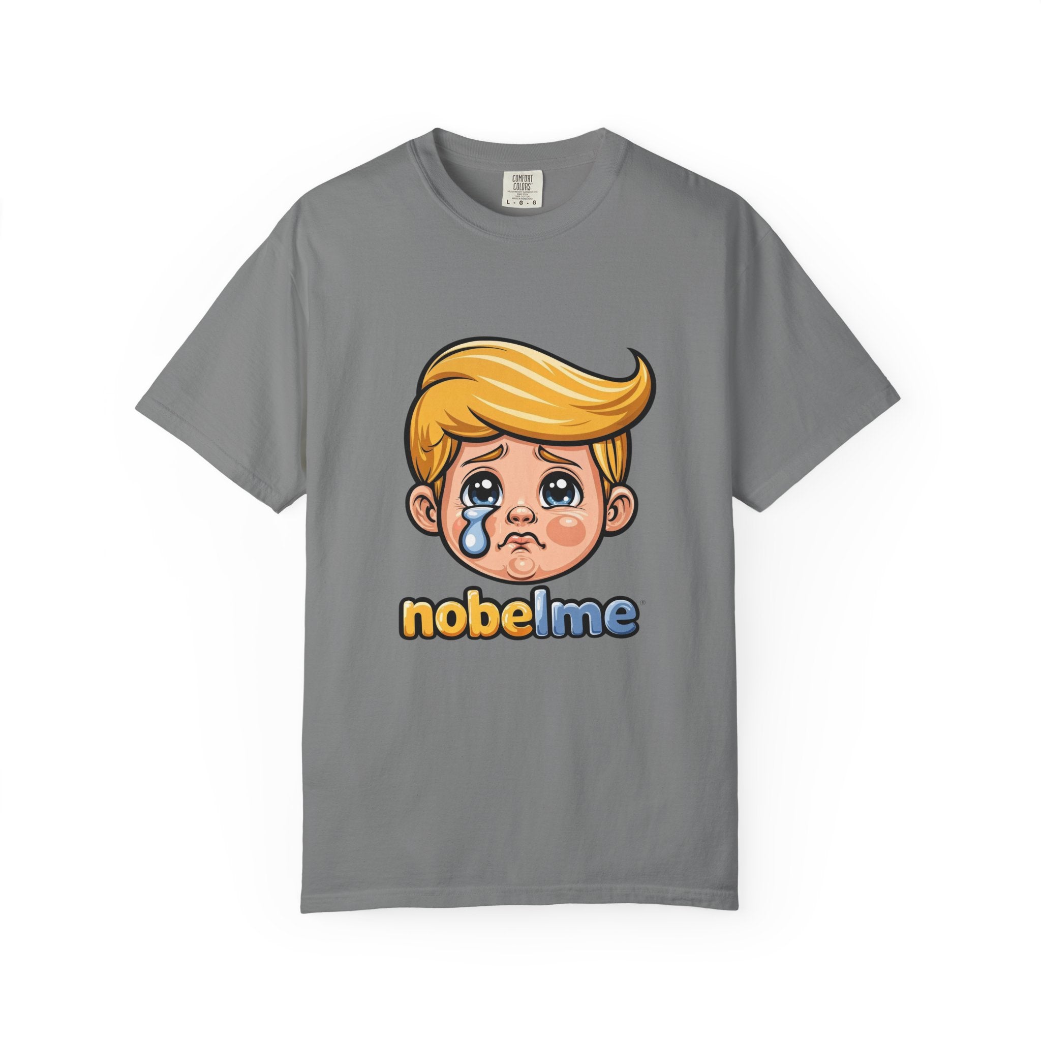 T-shirt nobelme avec un garçon blond qui pleure (dessin animé) | T-shirt mignon avec un visage triste