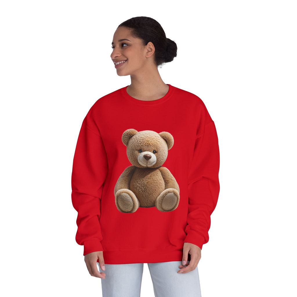 Sweat-shirt imprimé ours en peluche marron | Illustration de jouet mignon