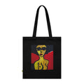 Sac cabas en édition limitée, portrait de nu peint à la main, sac en toile en édition limitée, sac cabas abstrait | Sac cabas en toile d'art moderne