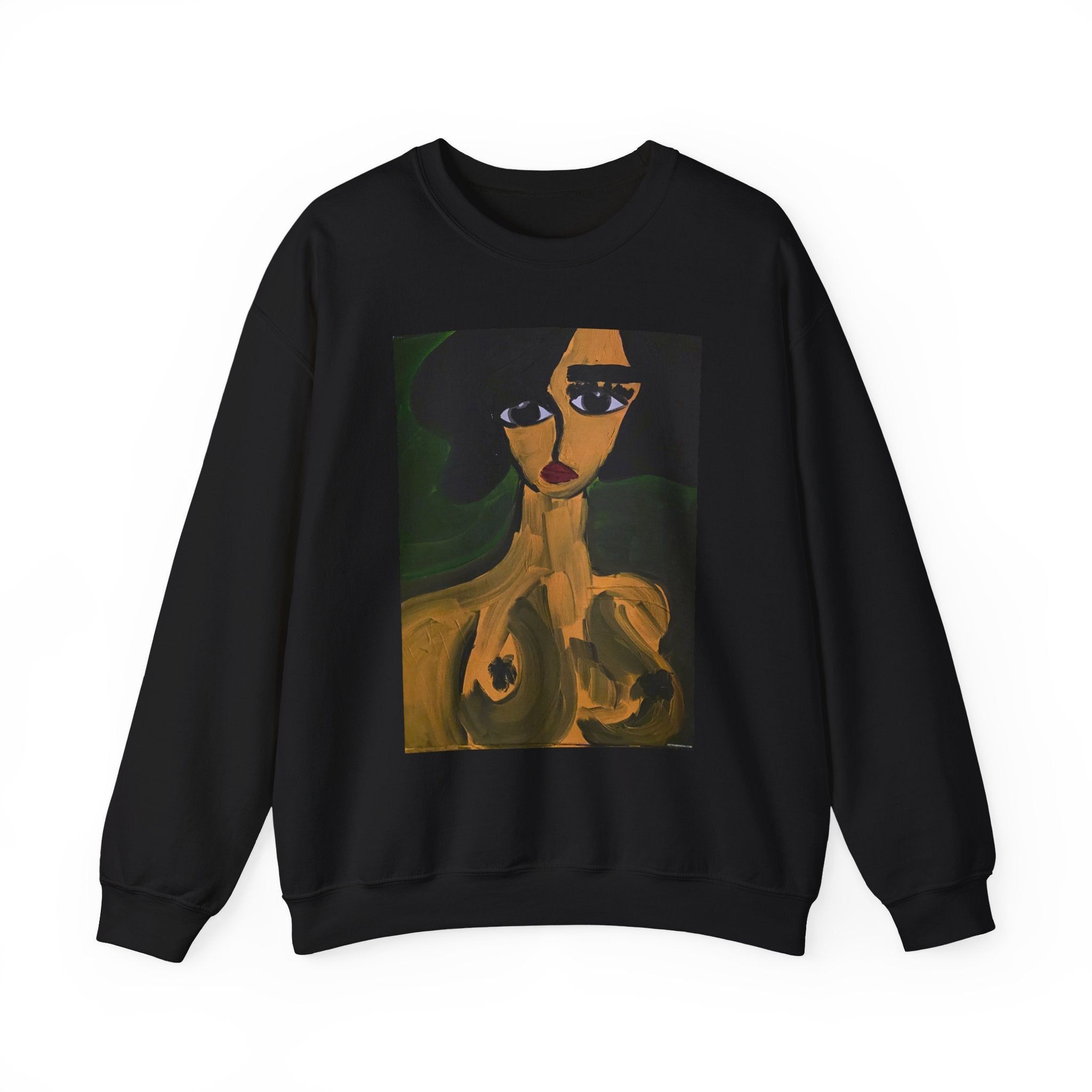 T-shirt Édition Artiste, Portrait de Nu Élégant, Tirage d'Art Limité, Sweat-shirt Peinture de Portrait Abstrait |