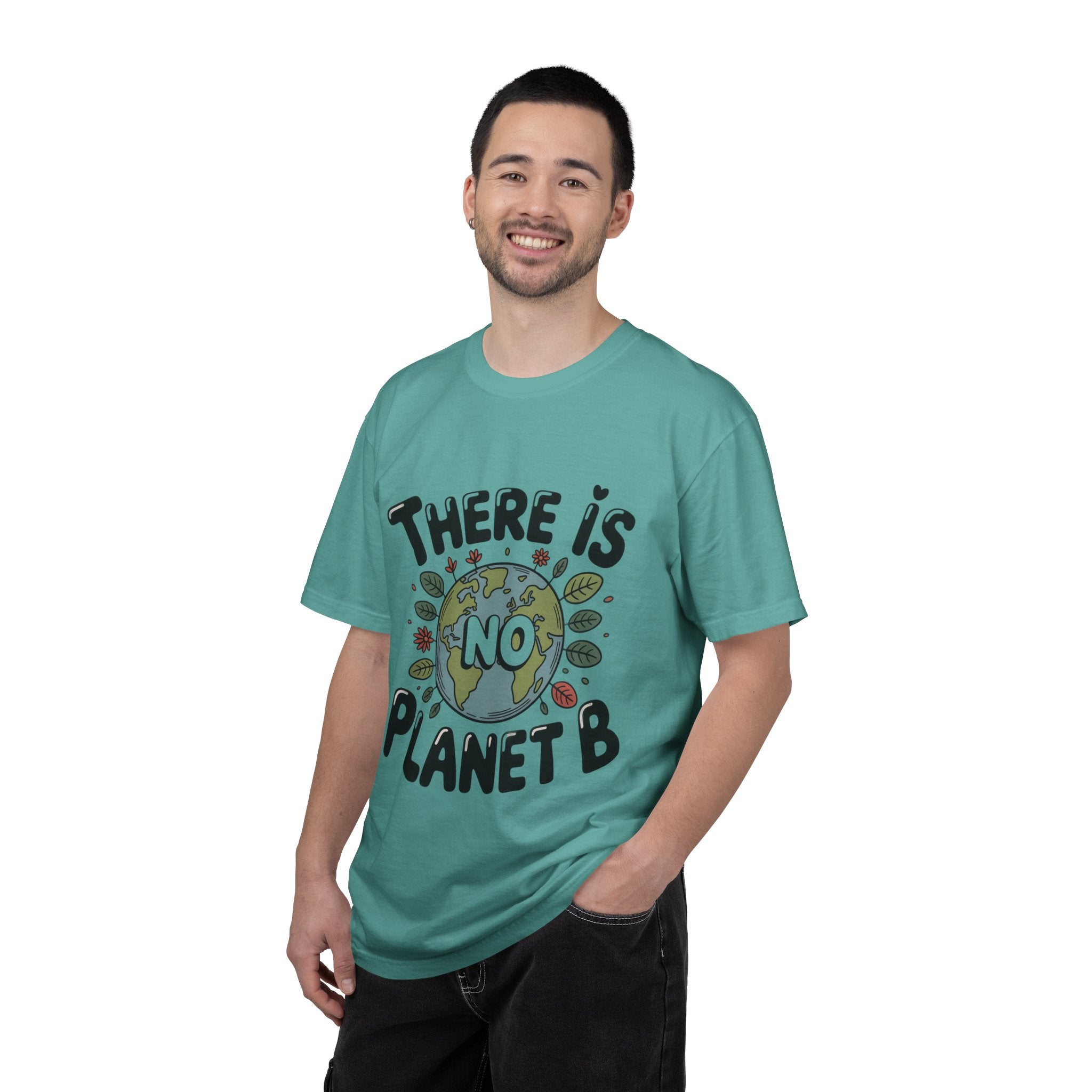 There Is No Planet B T-shirt | Environmental Earth Illustration, Eco Message shirt