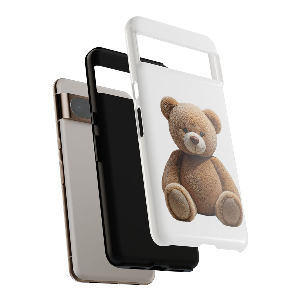 Teddy Bear Phone Case | Cute Plush Toy Illustration, i-phone, Samsung, Google phone