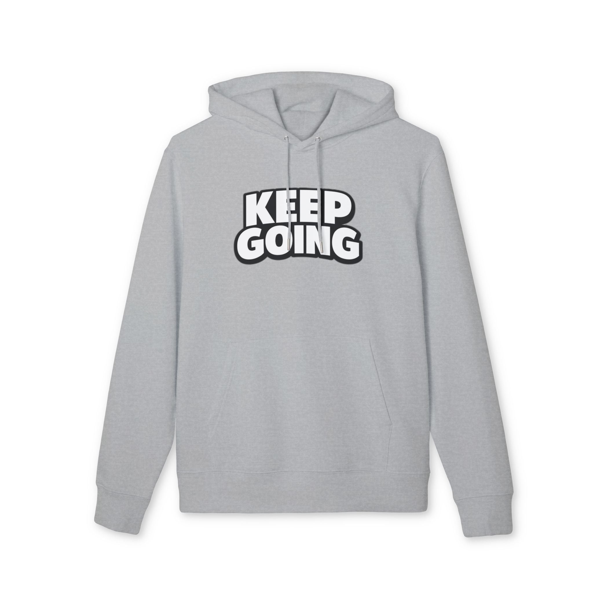 Keep Going Hoodie | Motivational Typography Hooded Sweatshirt