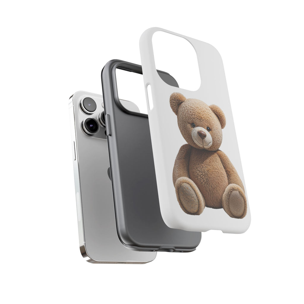 Teddy Bear Phone Case | Cute Plush Toy Illustration, i-phone, Samsung, Google phone