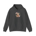 Sweat à capuche ours en peluche et couronne de fleurs | Sweat-shirt ours mignon avec roses