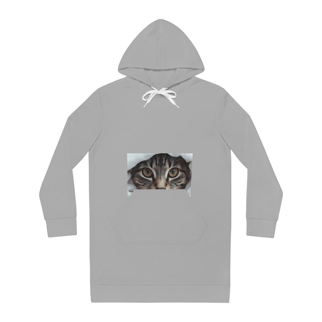 Robe à capuche Peekaboo Chat Tabby | Pull à motif chat, Vêtements mignons pour animaux