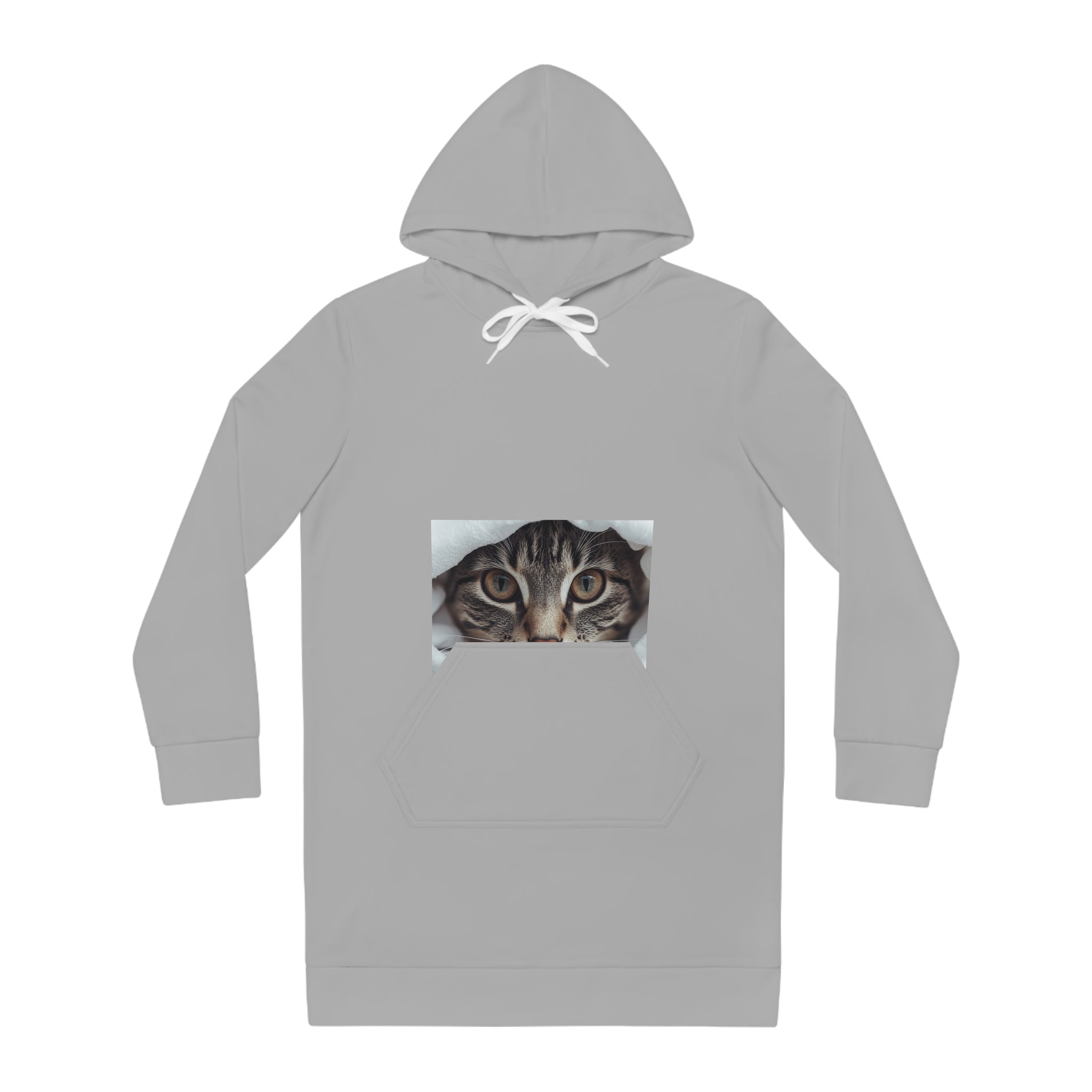 Robe à capuche Peekaboo Chat Tabby | Pull à motif chat, Vêtements mignons pour animaux