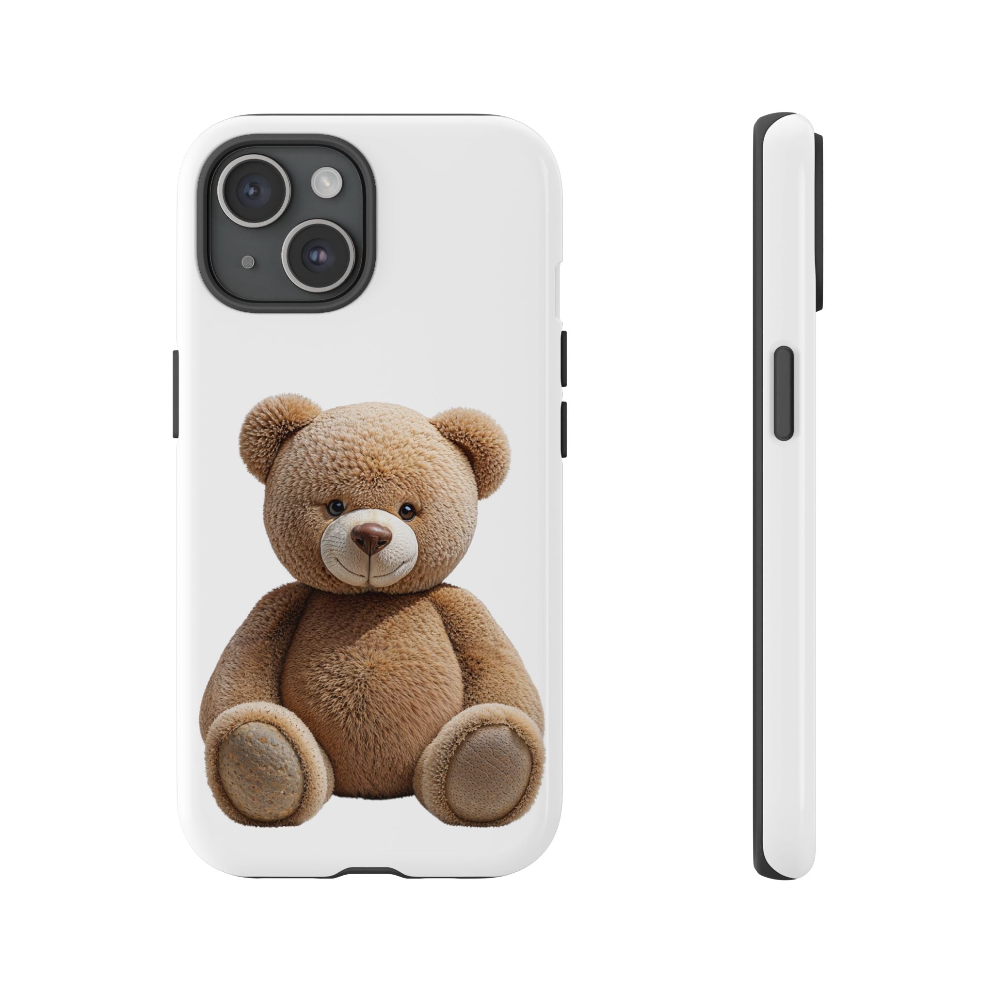Teddy Bear Phone Case | Cute Plush Toy Illustration, i-phone, Samsung, Google phone