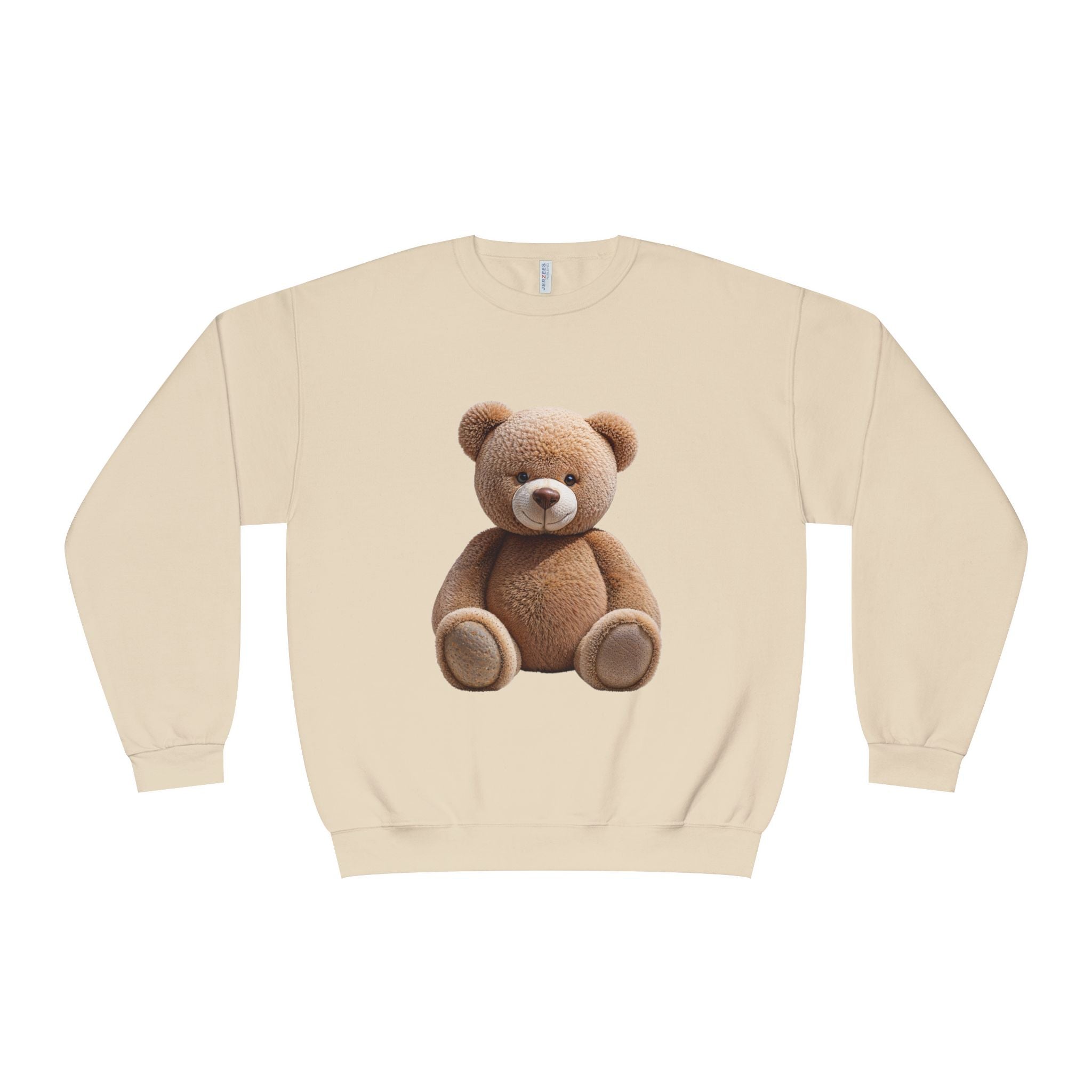 Sweat-shirt imprimé ours en peluche marron | Illustration de jouet mignon