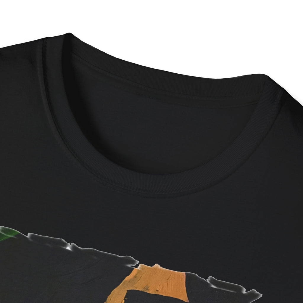 T-shirt Portrait de Femme Nue | Peinture Artistique Moderne, T-shirt Beaux-Arts, Impression Portrait de Nu Élégante, Peint à la Main, Style Galerie