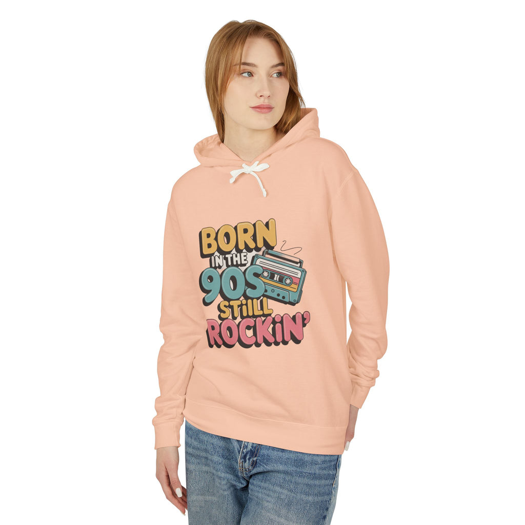Born in the 90s Still Rockin' Hoodie | Retro Cassette 90s Nostalgia