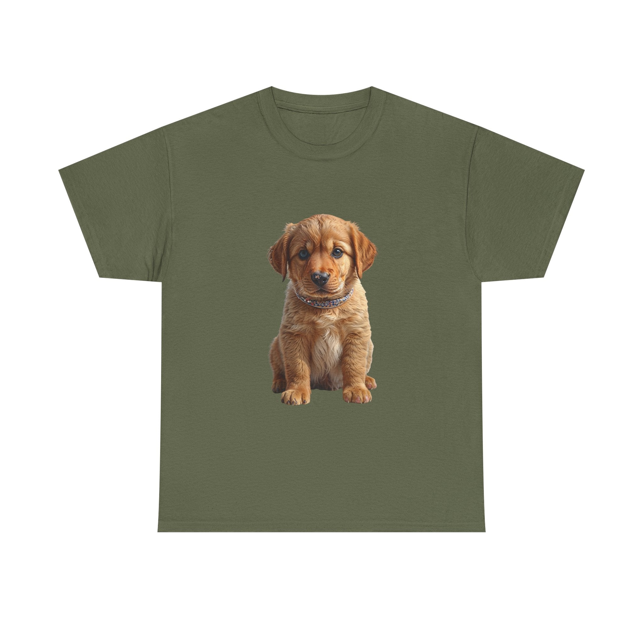 T-shirt avec un adorable chiot Golden Retriever | Portrait de chien