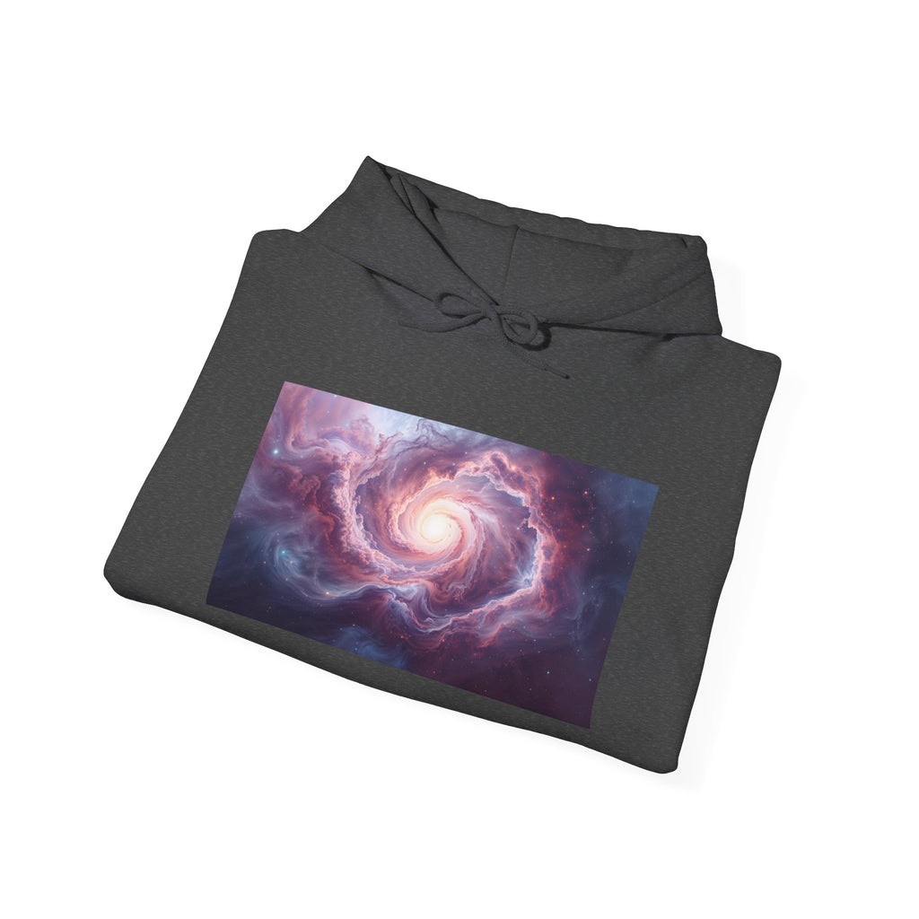 Galaxy Spiral, Hoodie | Surfer Wave Back Print