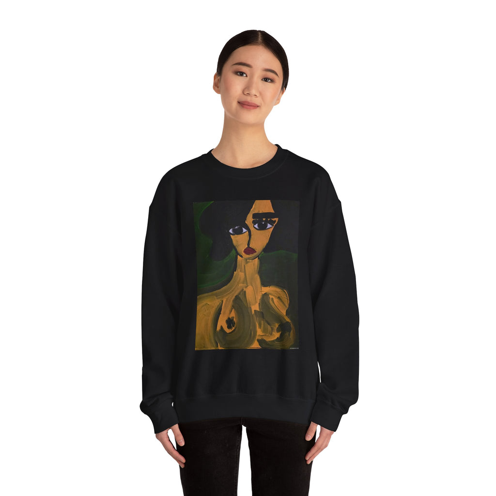 T-shirt Édition Artiste, Portrait de Nu Élégant, Tirage d'Art Limité, Sweat-shirt Peinture de Portrait Abstrait |