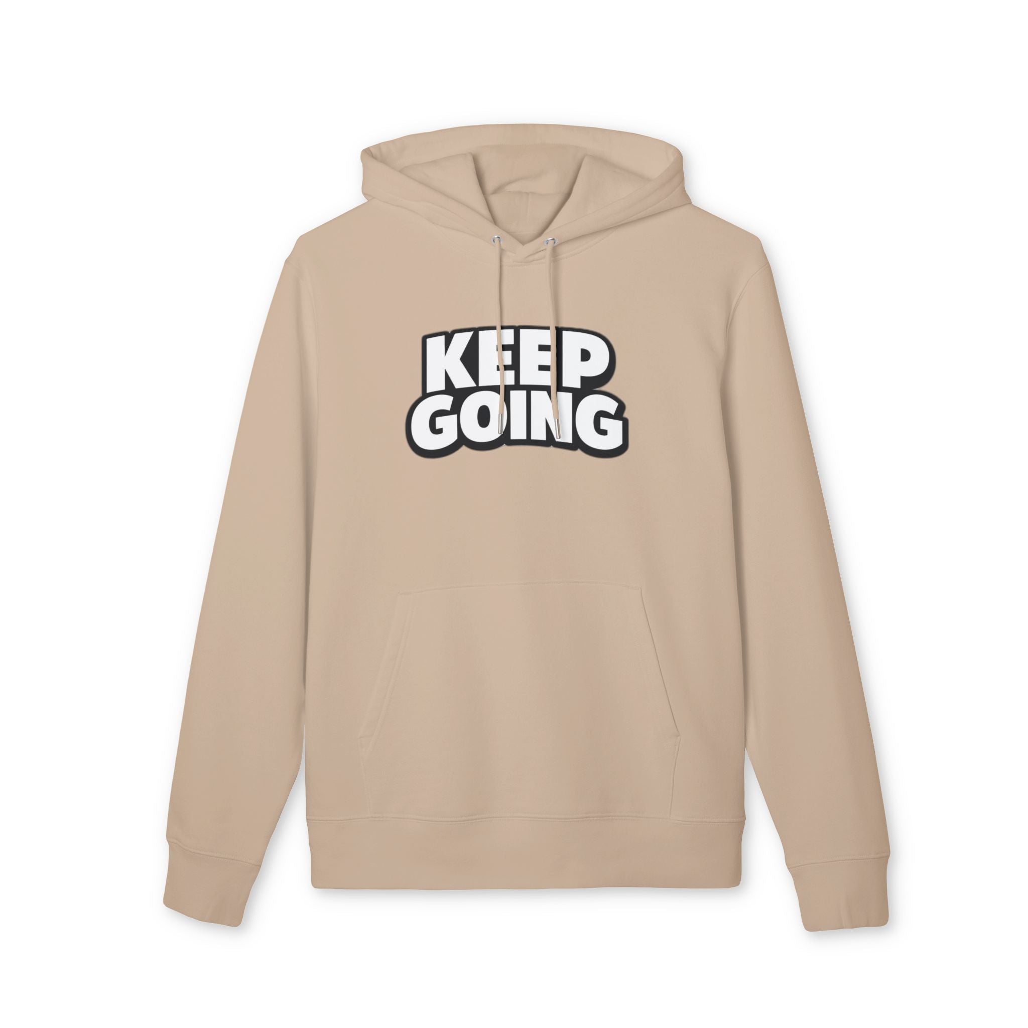 Keep Going Hoodie | Motivational Typography Hooded Sweatshirt