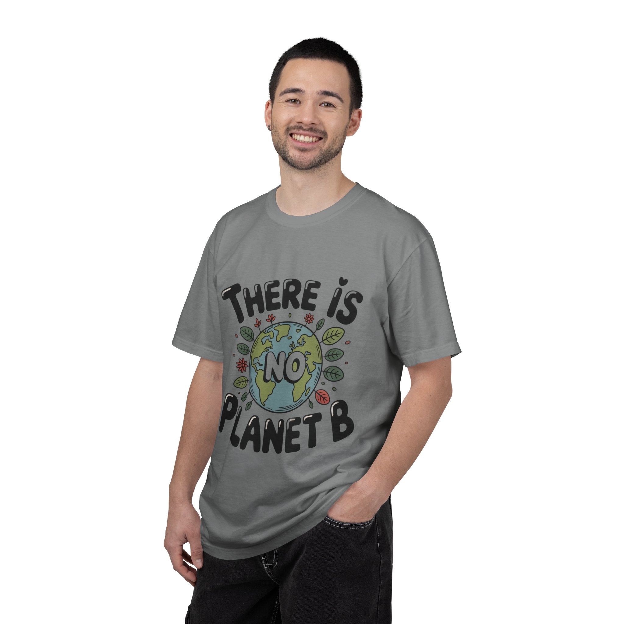 There Is No Planet B T-shirt | Environmental Earth Illustration, Eco Message shirt