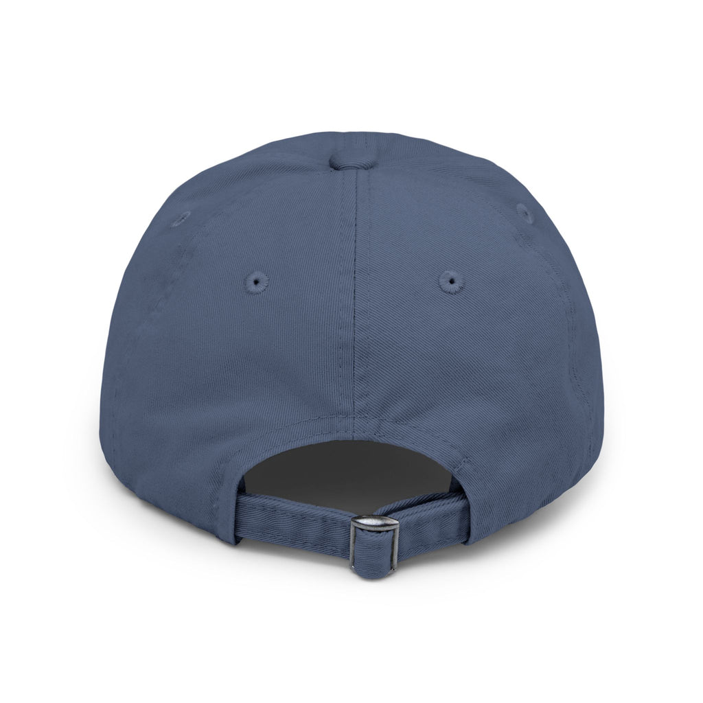 Cute Cap | Distressed Baseball Hat with kitty cat