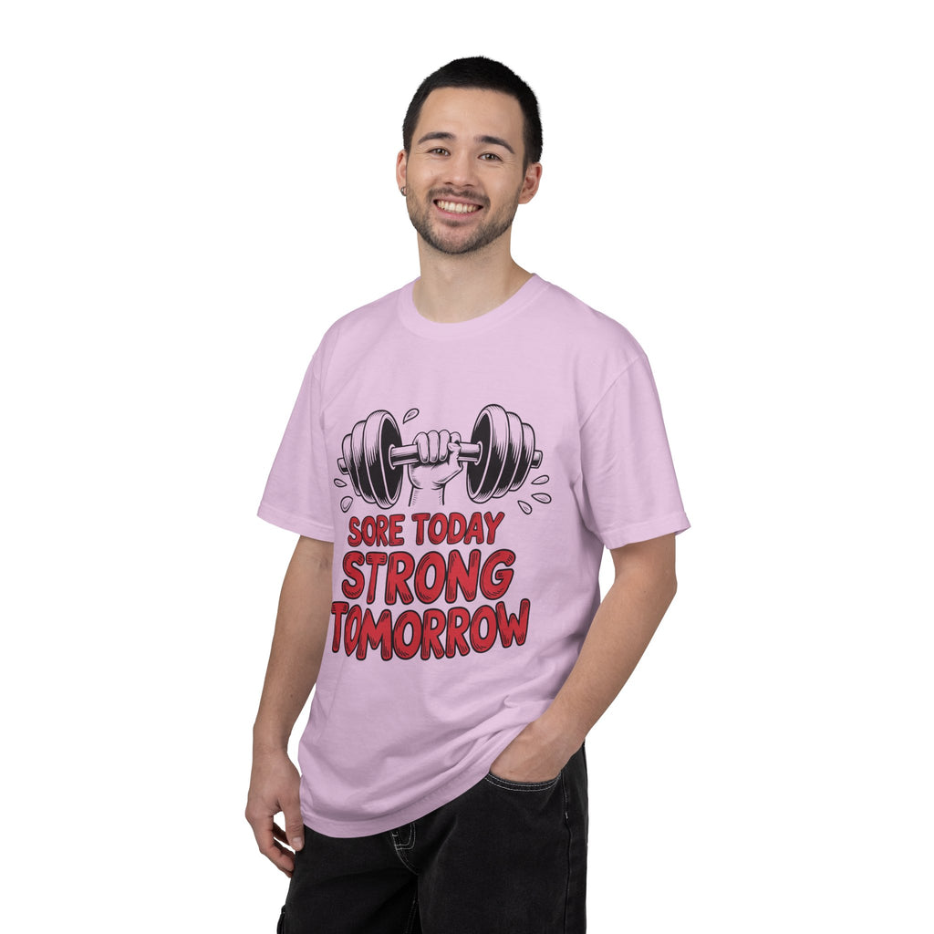 Strong Man T-shirt | Dumbbell Workout Fitnes Tee