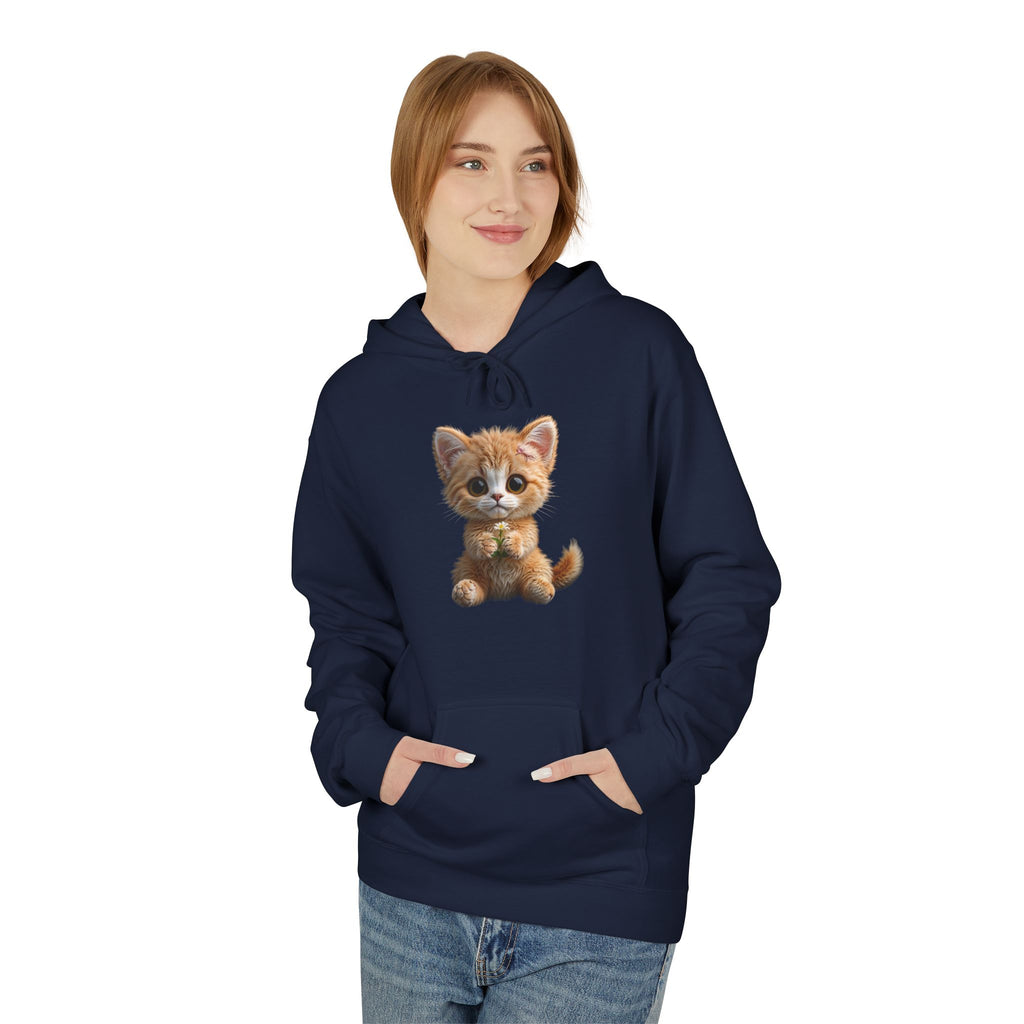 Cute Kitten image Hoodie | Small Cat Illustration hoodie, Limited edition