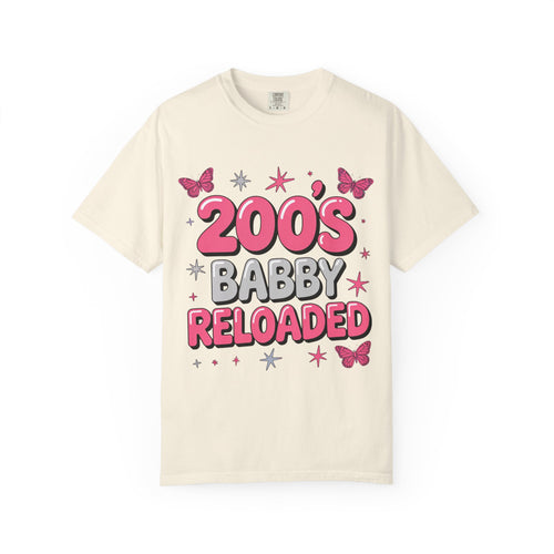 2000s Baby Reloaded T-shirt | Y2K Butterfly Graphic Tee