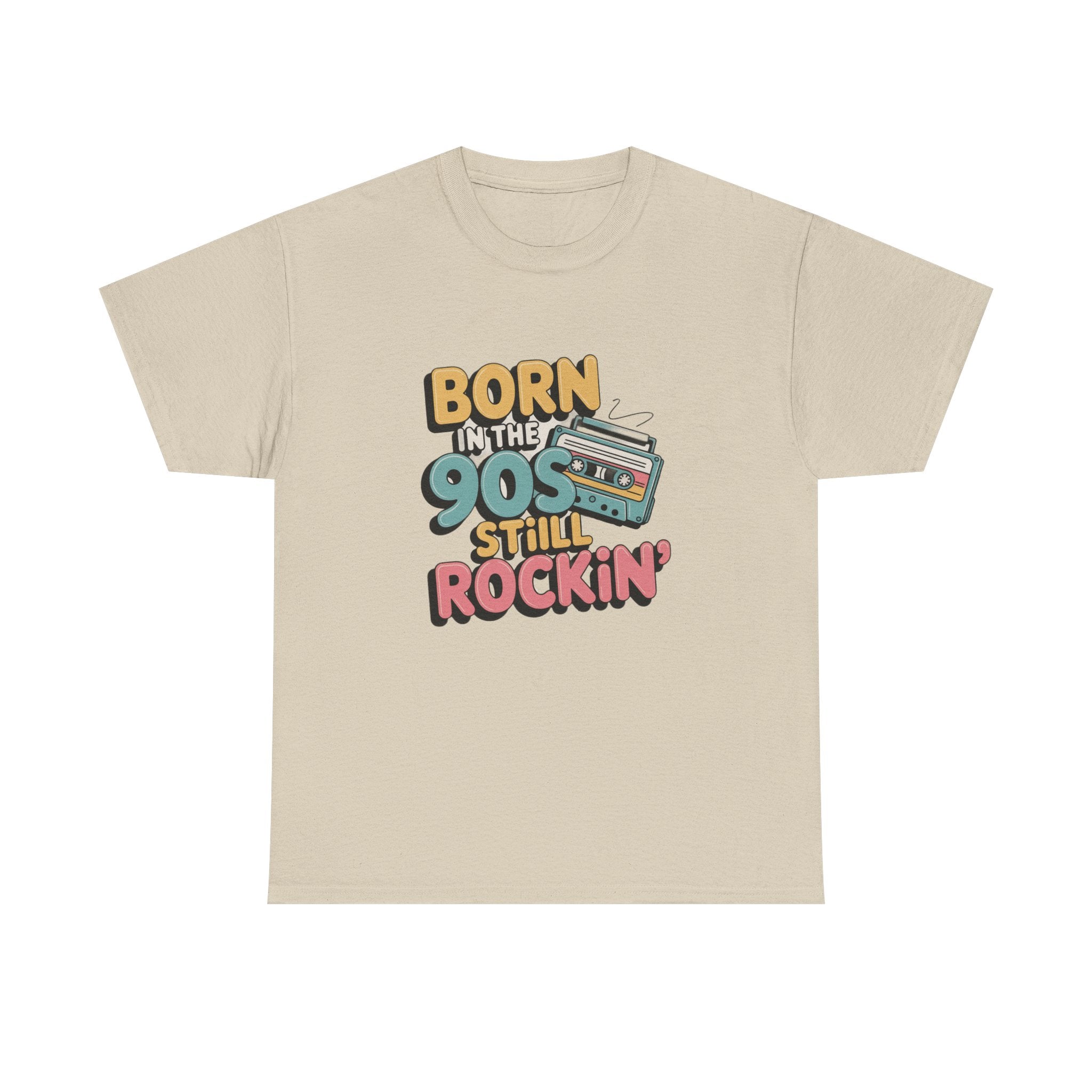 Born in the 90s T-Shirt | Retro Nostalgia Tee, Positive Quote Unisex T-Shirt, Everyday Motivation Cotton Tee