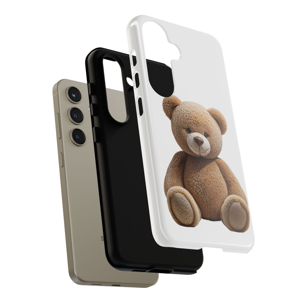 Teddy Bear Phone Case | Cute Plush Toy Illustration, i-phone, Samsung, Google phone