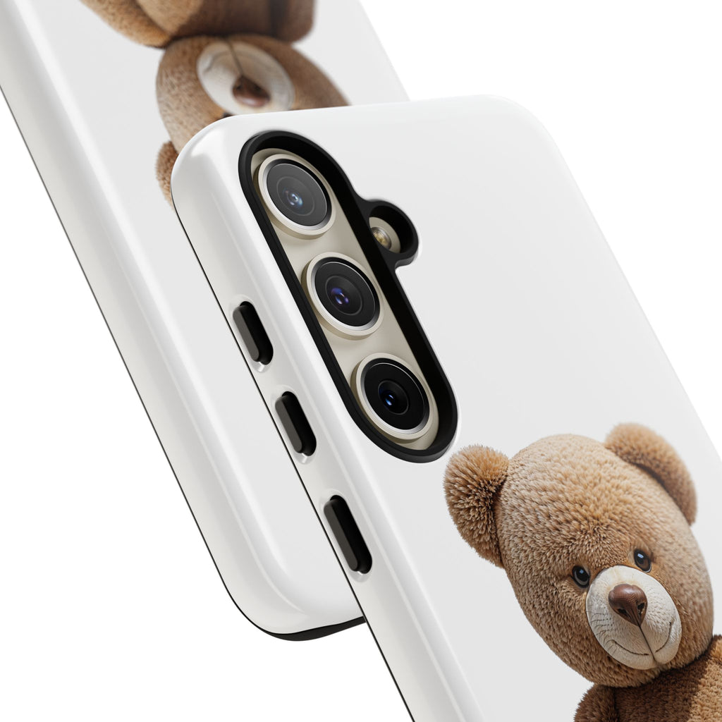 Teddy Bear Phone Case | Cute Plush Toy Illustration, i-phone, Samsung, Google phone