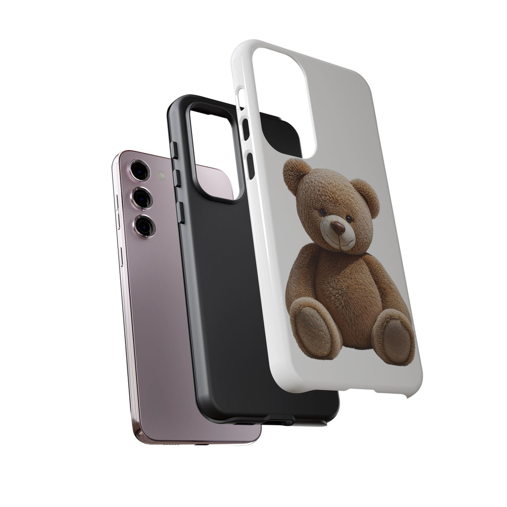 Teddy Bear Phone Case | Cute Plush Toy Illustration, i-phone, Samsung, Google phone