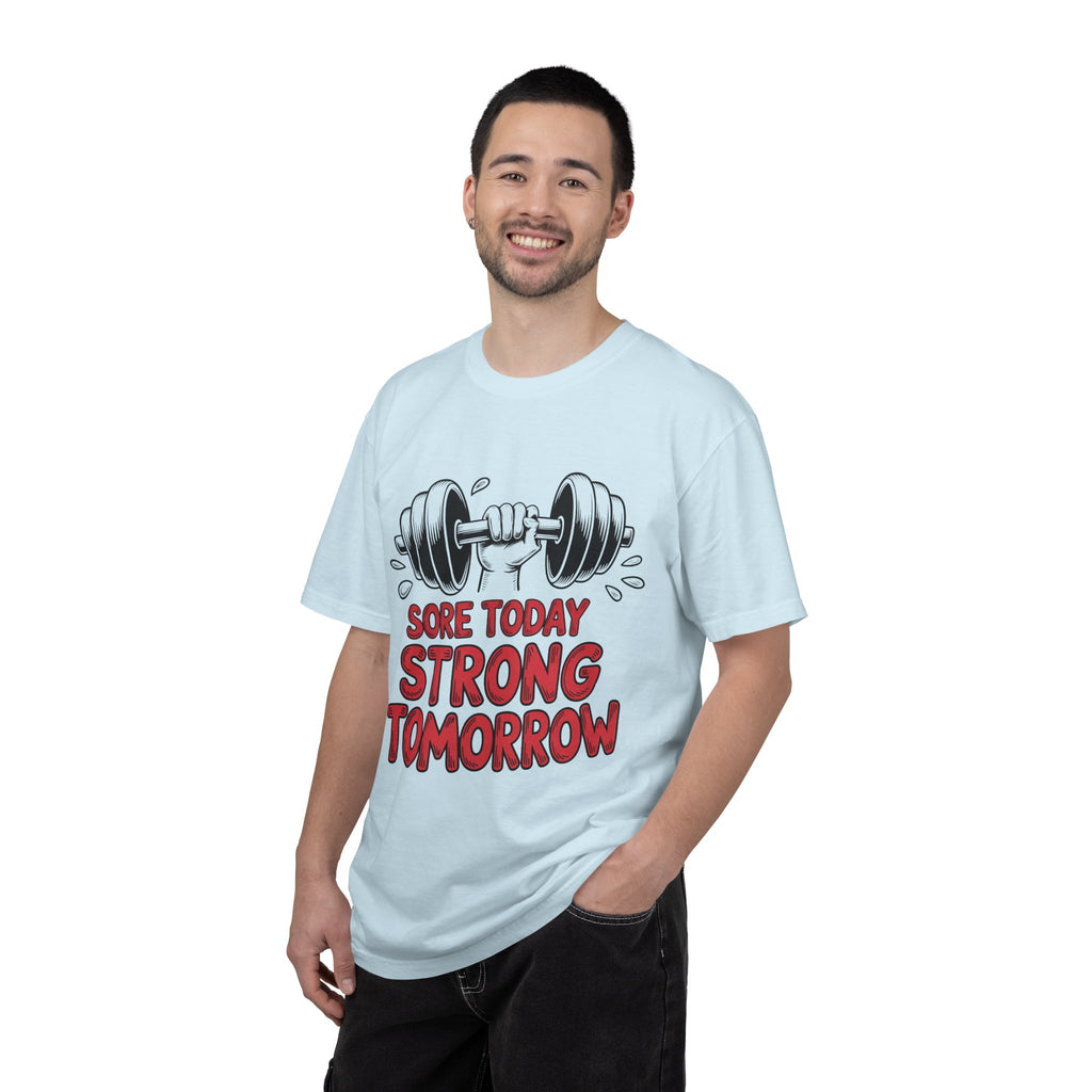 Strong Man T-shirt | Dumbbell Workout Fitnes Tee