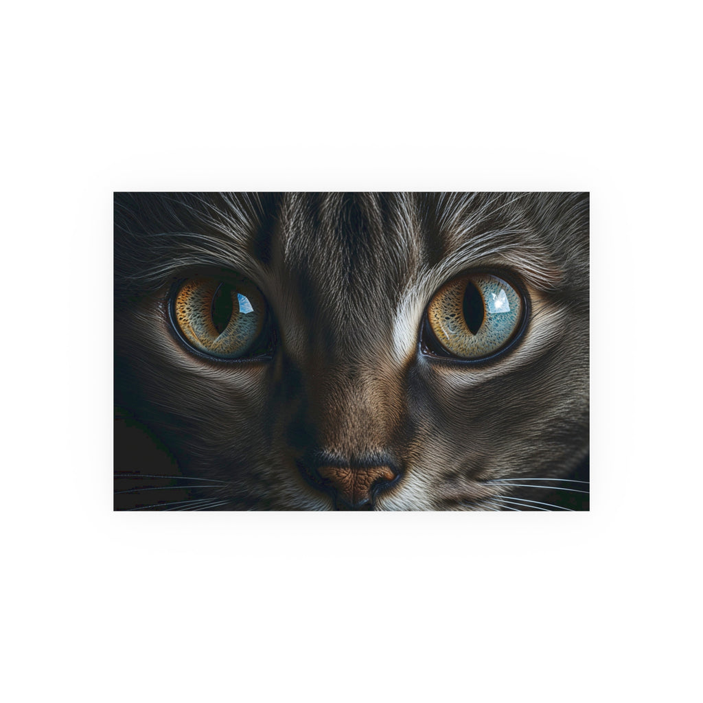 Close-Up Cat Eyes Poster | Cat Eyes Wall Art, cat lover poster