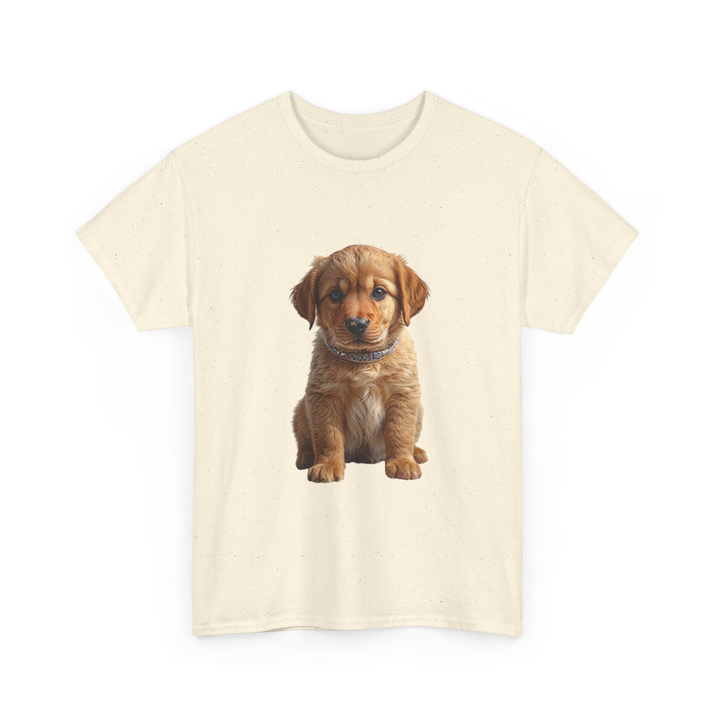 T-shirt avec un adorable chiot Golden Retriever | Portrait de chien