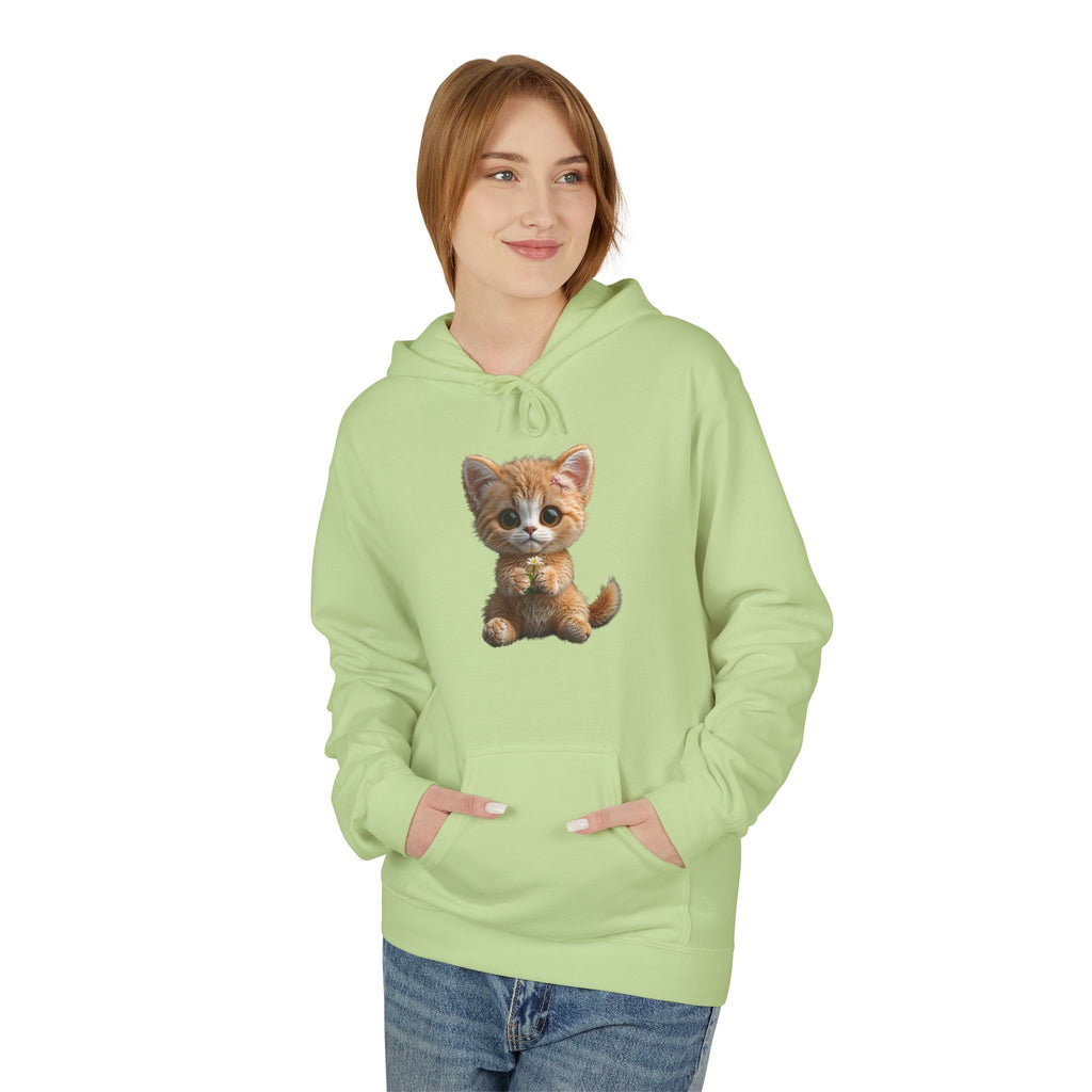 Cute Kitten image Hoodie | Small Cat Illustration hoodie, Limited edition
