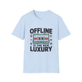 Offline Is The New Luxury T-Shirt | Cassette Tape Retro Tech Tee
