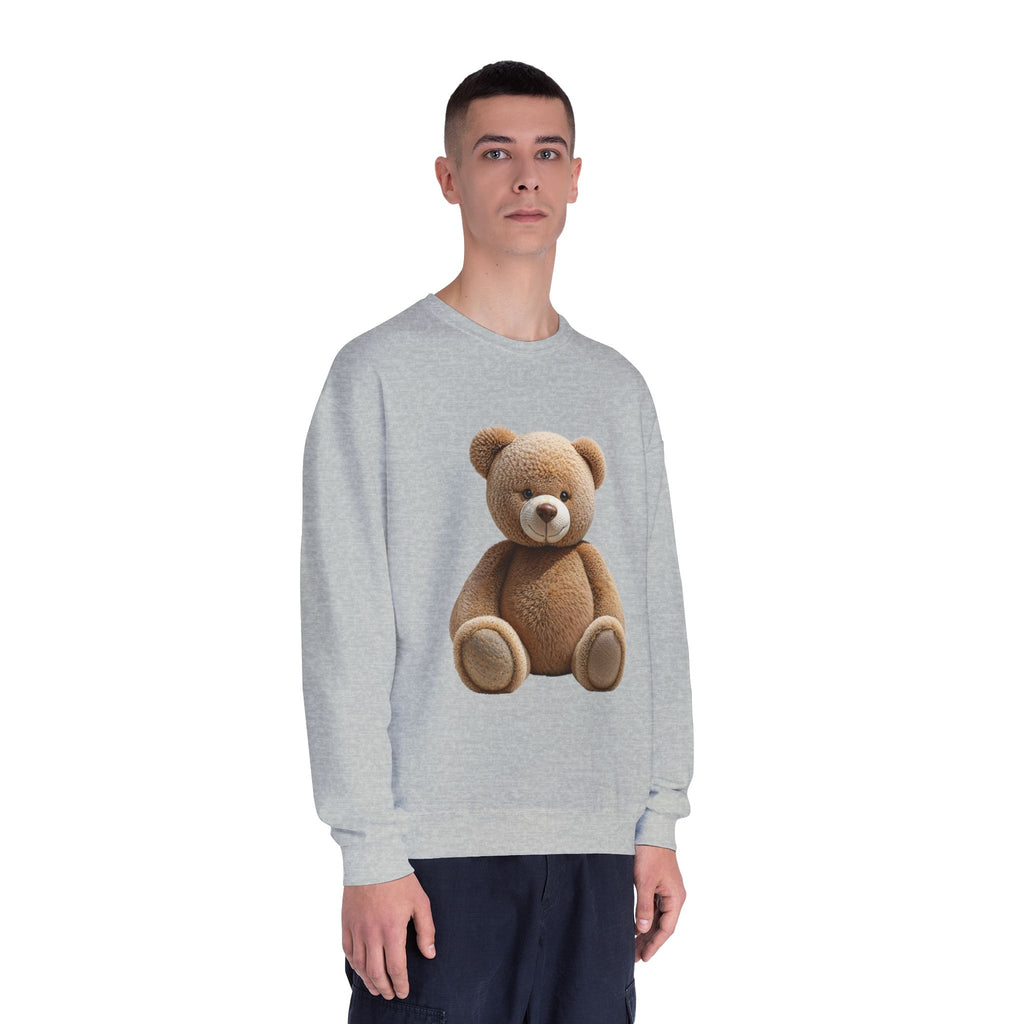 Sweat-shirt imprimé ours en peluche marron | Illustration de jouet mignon
