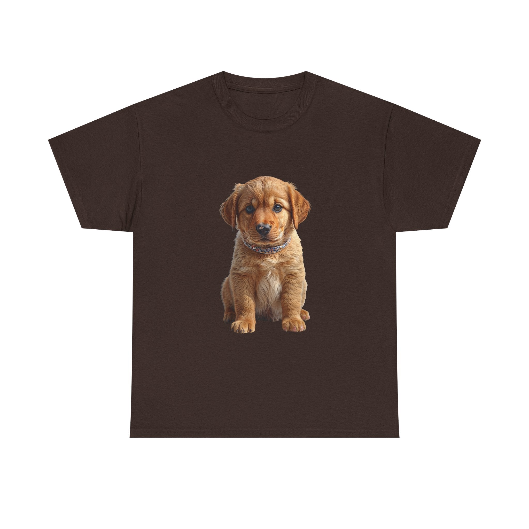 T-shirt avec un adorable chiot Golden Retriever | Portrait de chien