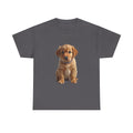 T-shirt avec un adorable chiot Golden Retriever | Portrait de chien